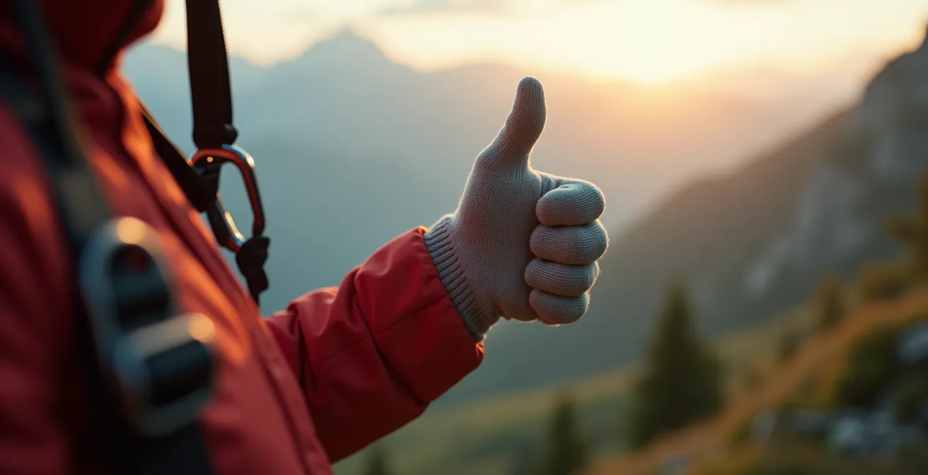 Gros plan sur les mains d'un passager faisant des signaux de communication en vol